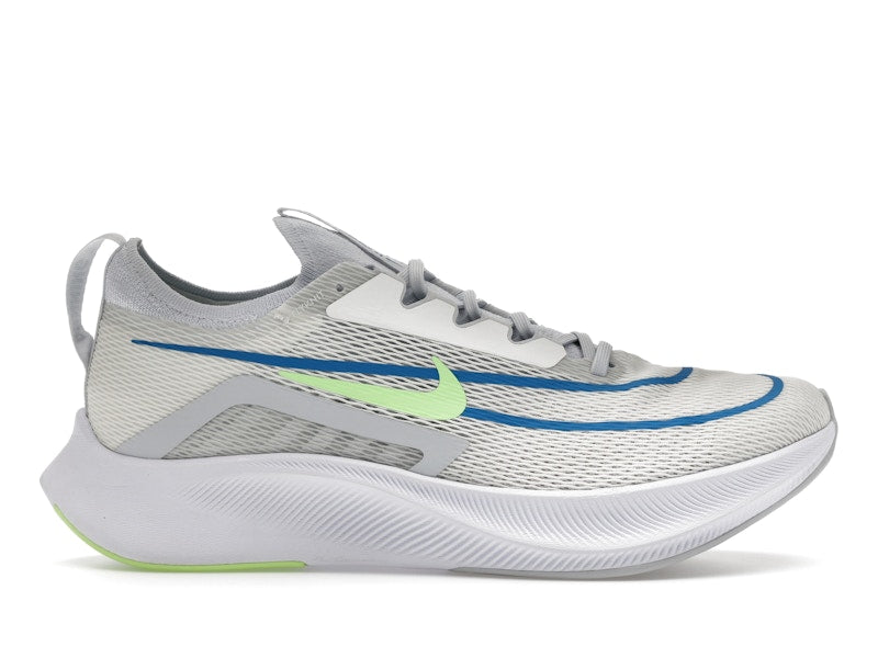Nike Zoom Fly 4 Summit White Imperial Blue Lime Glow