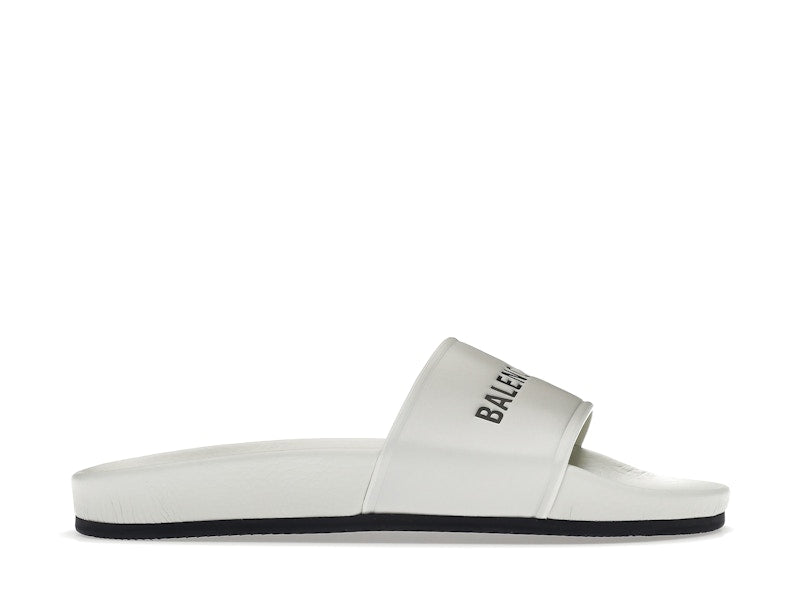 Balenciaga Pool Slide White Black (Women's)