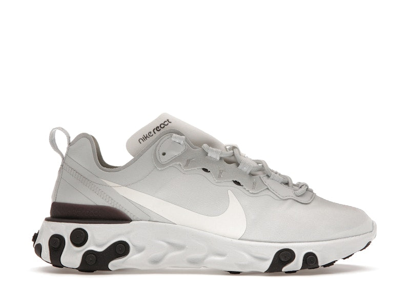 Nike React Element 55 Pure Platinum Thunder Grey