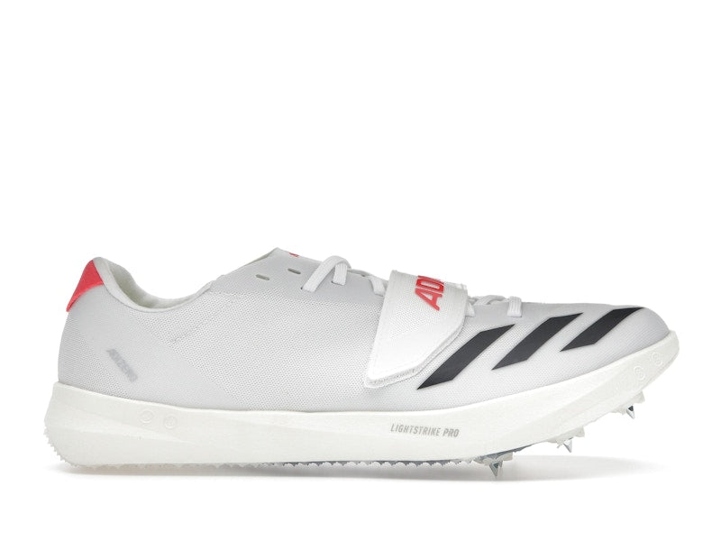 adidas Adizero TJ/PV Track and Field Cloud White Core Black Lucid Red