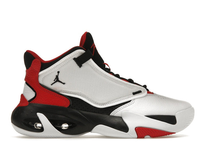 Jordan Max Aura 4 White Black University Red