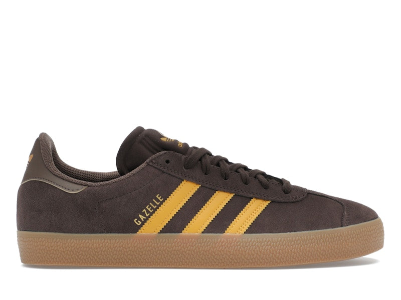adidas Gazelle ADV Dark Brown Preloved Yellow