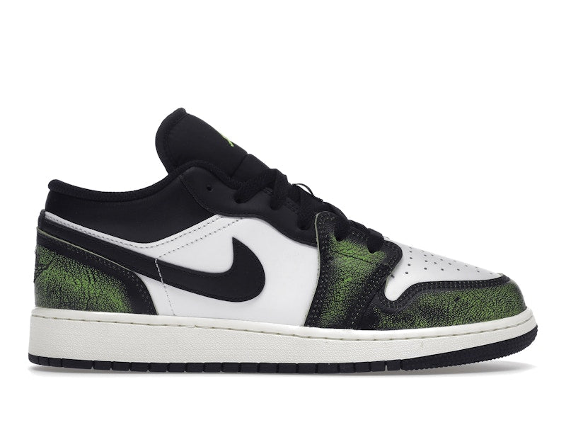Jordan 1 Low Wear Away Electric Green (GS)