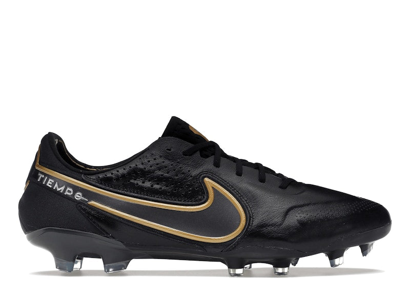 Nike Tiempo Legend 9 Elite FG Black Metallic Gold