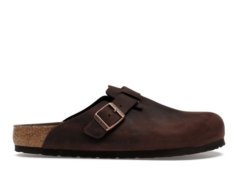 Birkenstock Boston Soft Footbed Oiled Leather Habana Brown