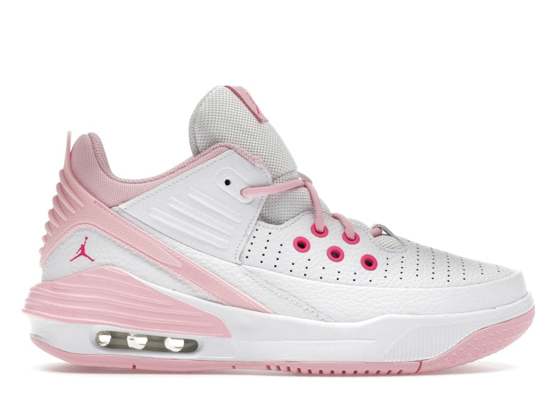 Jordan Max Aura 5 White Fierce Pink Medium Soft Pink (GS)