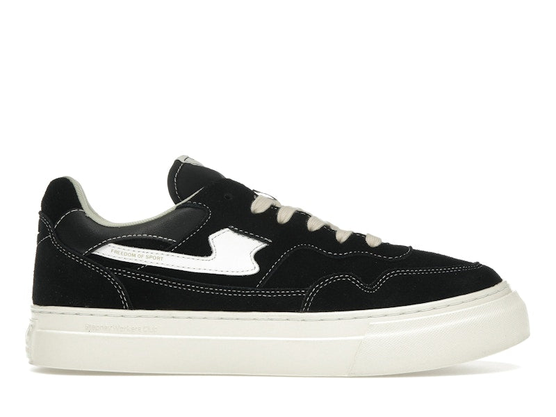 Stepney Workers Club Pearl S-Strike Suede Black White