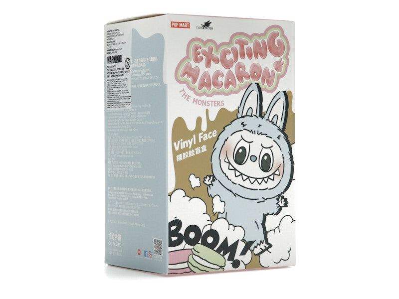 Pop Mart Labubu The Monsters Exciting Macaron Vinyl Plush Pendant Single Blind Box