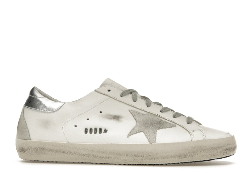 Golden Goose Super-Star White Silver