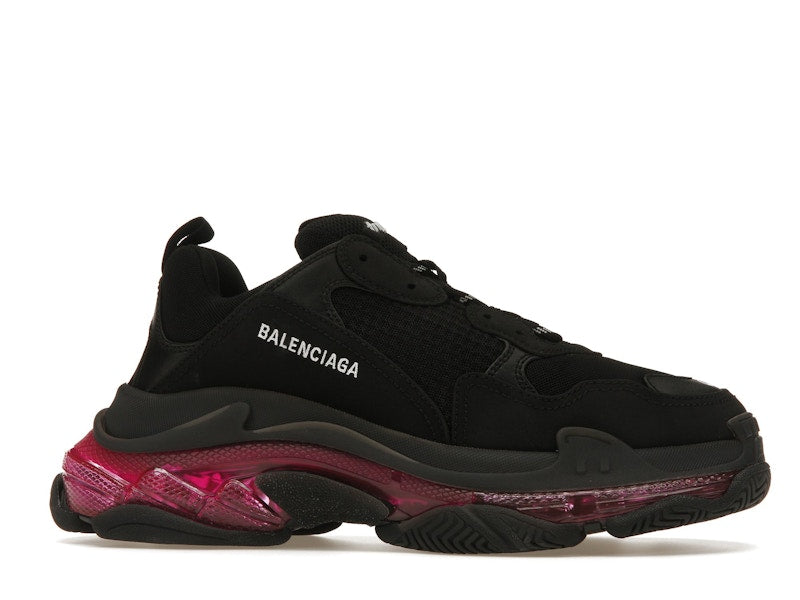 Balenciaga Triple S Clear Sole Neon Pink