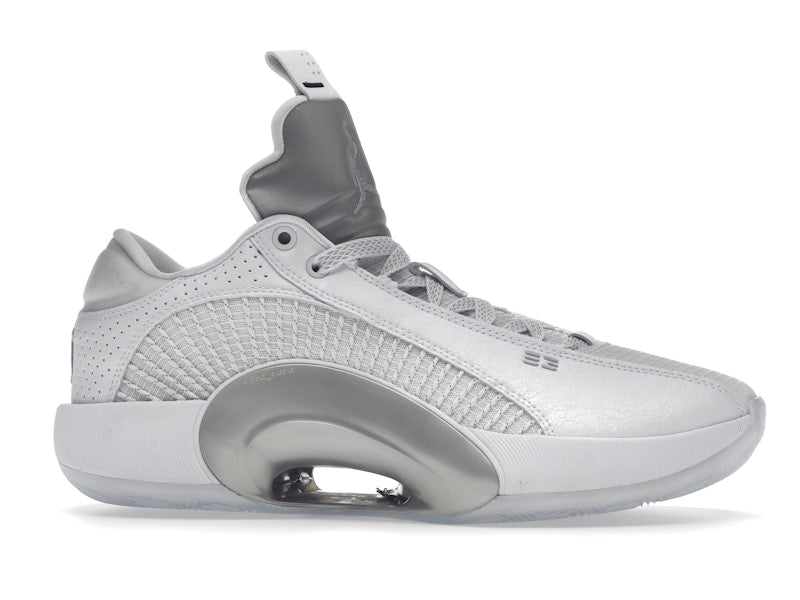 Jordan XXXV Low Metallic Silver (Clear Sole)