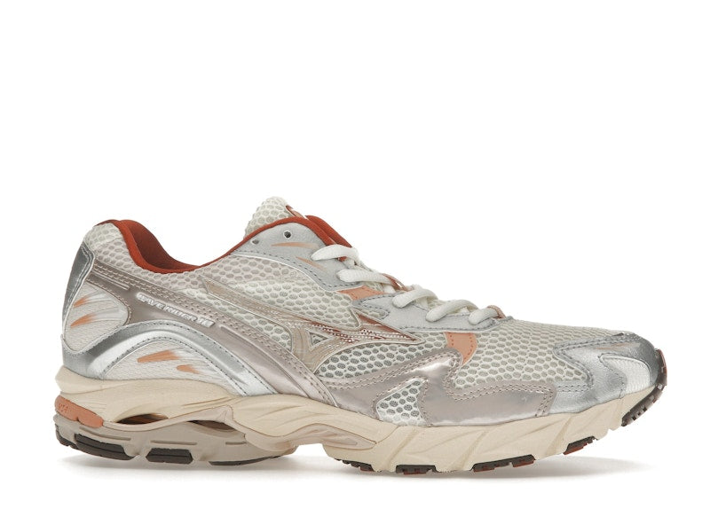Mizuno Wave Rider 10 White Silver Orange