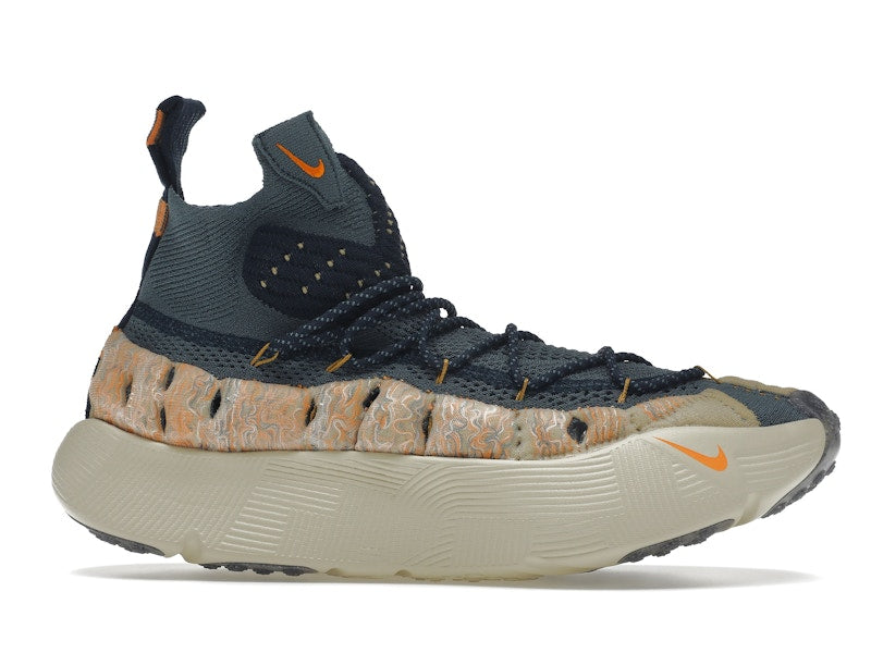 Nike ISPA Sense Flyknit Mineral Slate Magma Orange