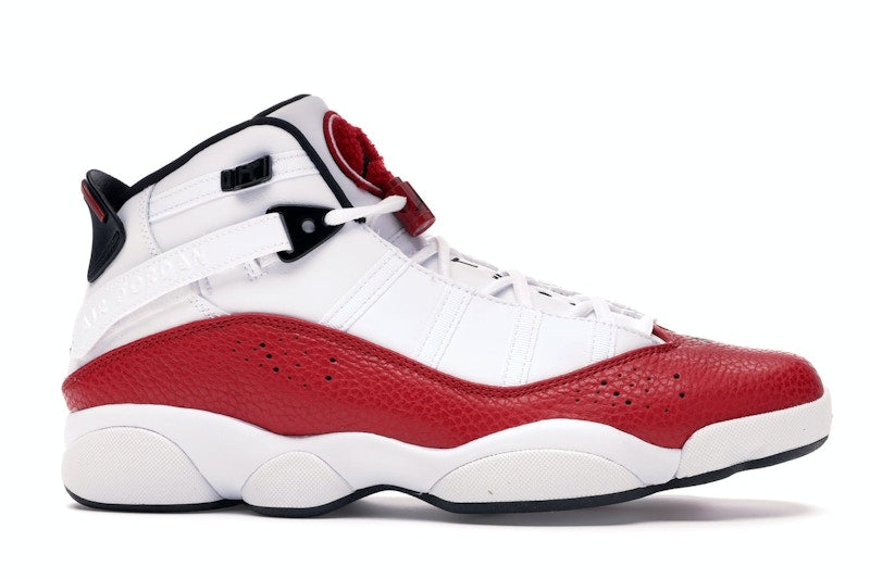 Jordan 6 Rings White University Red