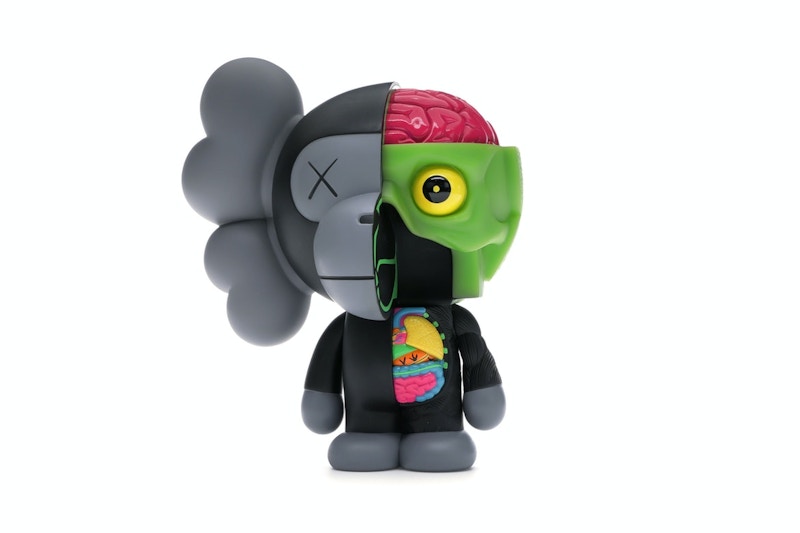 KAWS Bape Dissected Baby Milo Vinyl Figure Black