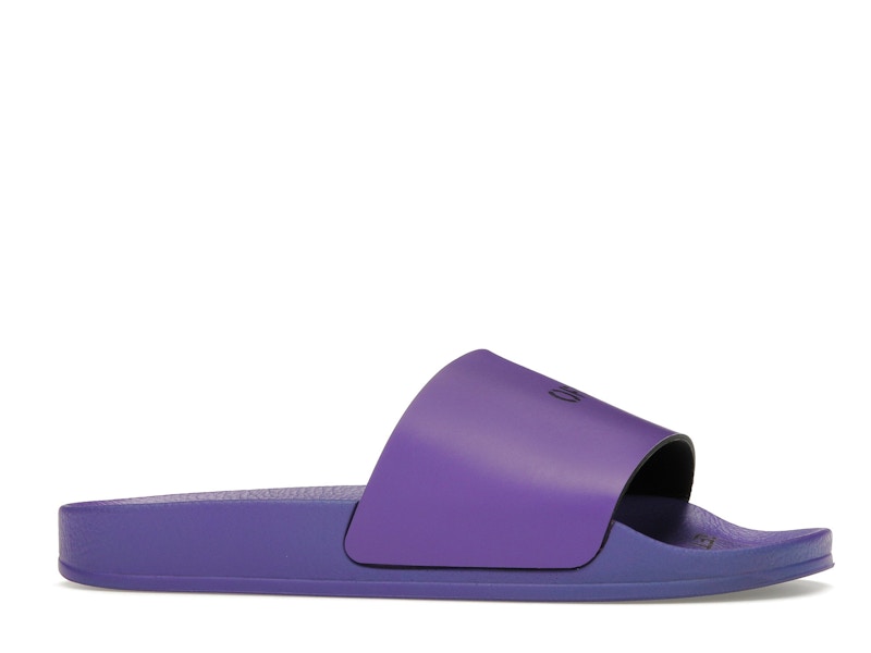 OFF-WHITE Off Stamp Slide Dark Violet Black (Women's)