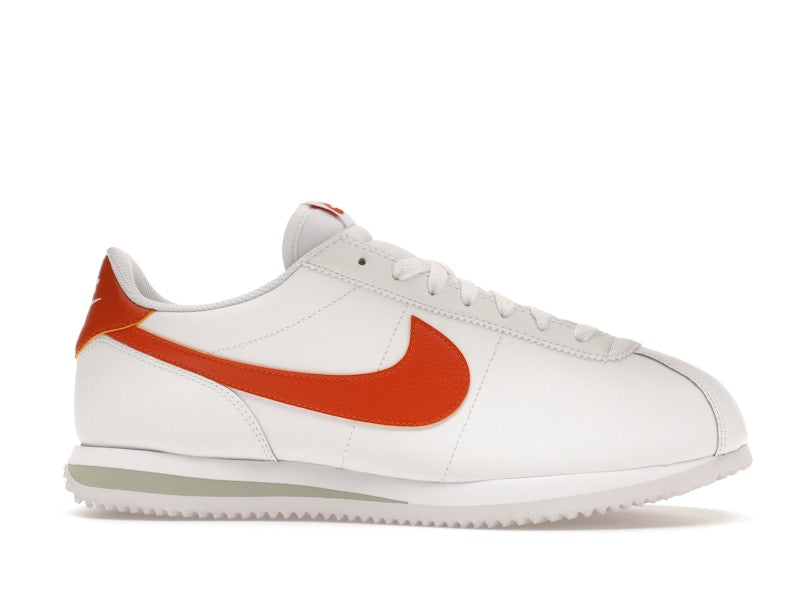 Nike Cortez White Campfire Orange