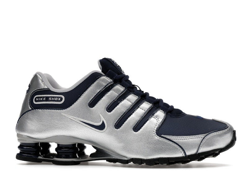 Nike Shox NZ Midnight Navy Metallic Silver