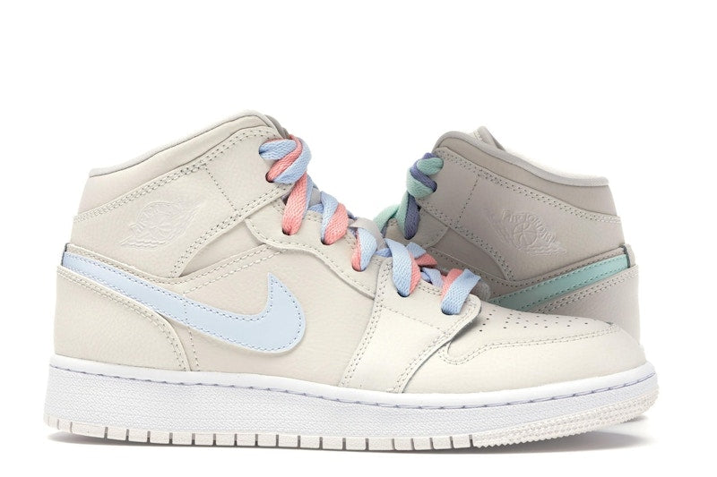 Jordan 1 Mid Multi-Color Swoosh Phantom (GS)