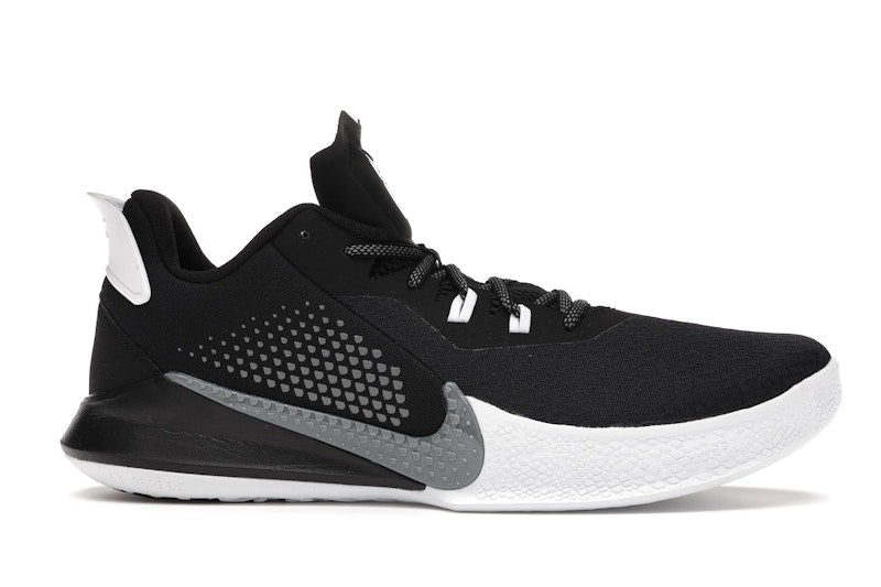 Nike Mamba Fury Black White Smoke Grey