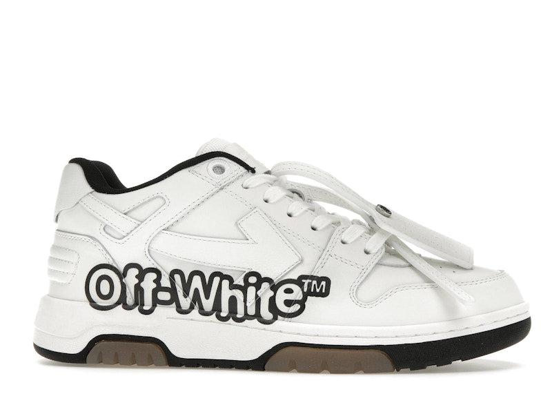 OFF-WHITE Out Of Office OOO Low Tops "Off-White" White Black