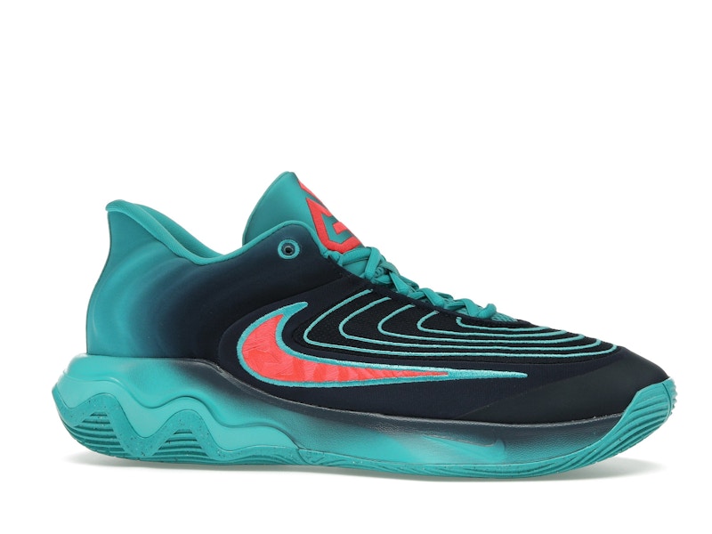 Nike Giannis Immortality 4 Dusty Cactus Obsidian Bright Crimson