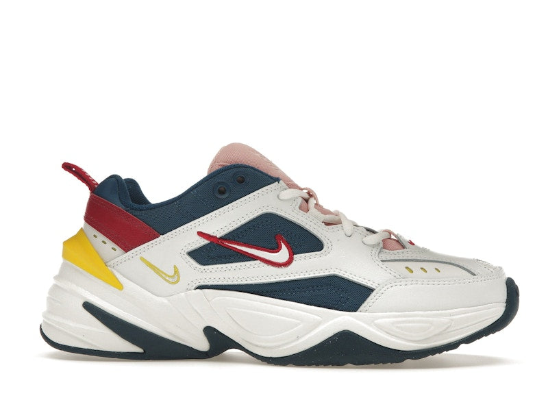 Nike M2K Tekno Blue Force Summit White Chrome Yellow (Women's)