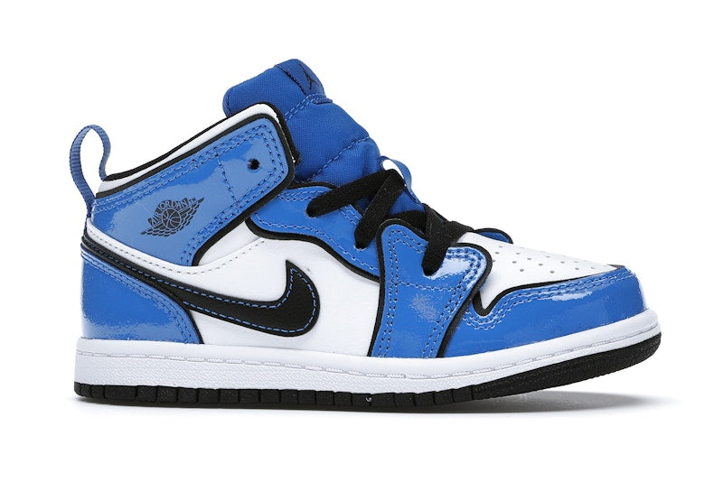 Jordan 1 Mid Signal Blue (TD)