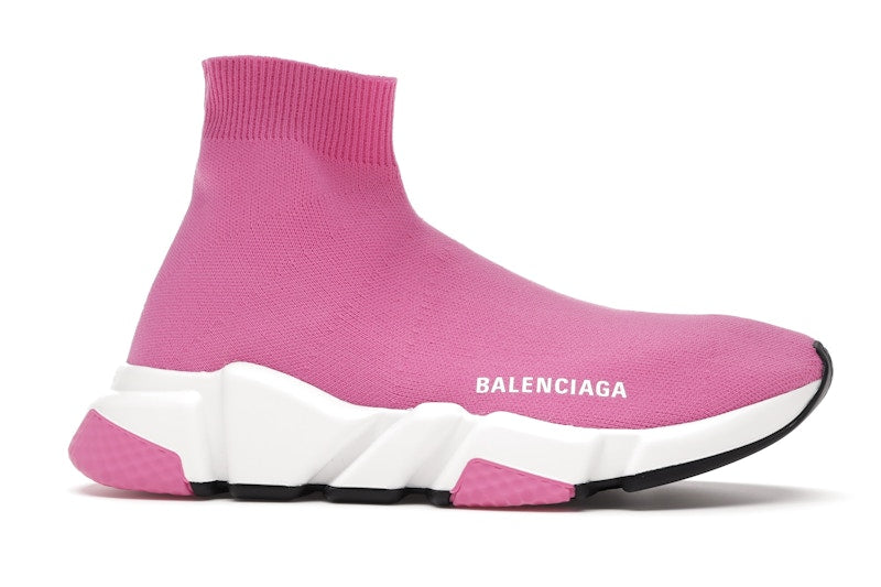 Balenciaga Speed Trainers Mid Pink White (Women's)