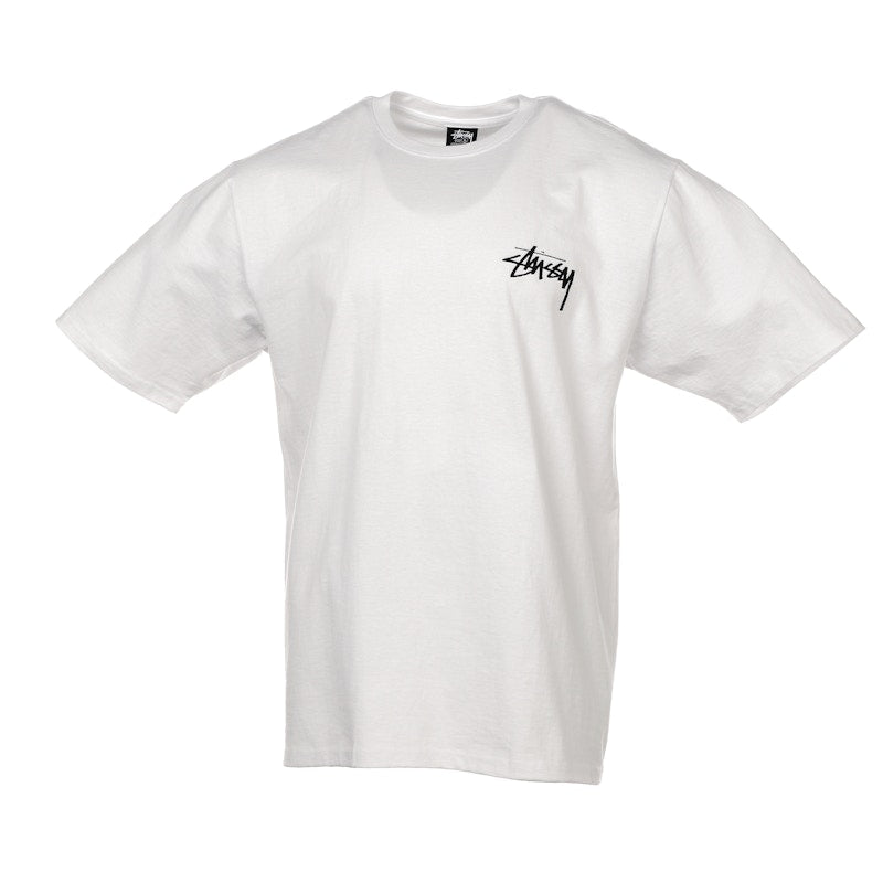 Stussy Fuzzy Dice Tee White