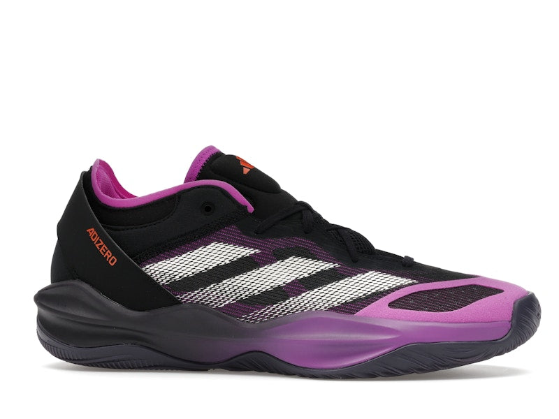 adidas Adizero Select 2.0 Low Core Black Purple Burst Aurora Black