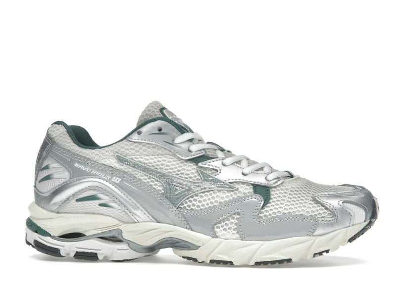 Mizuno Wave Rider 10 White Slate Bistro Green