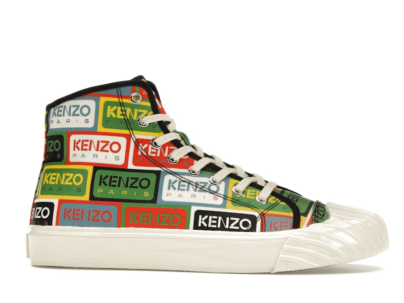 Kenzo School High Top Trainers Multi
