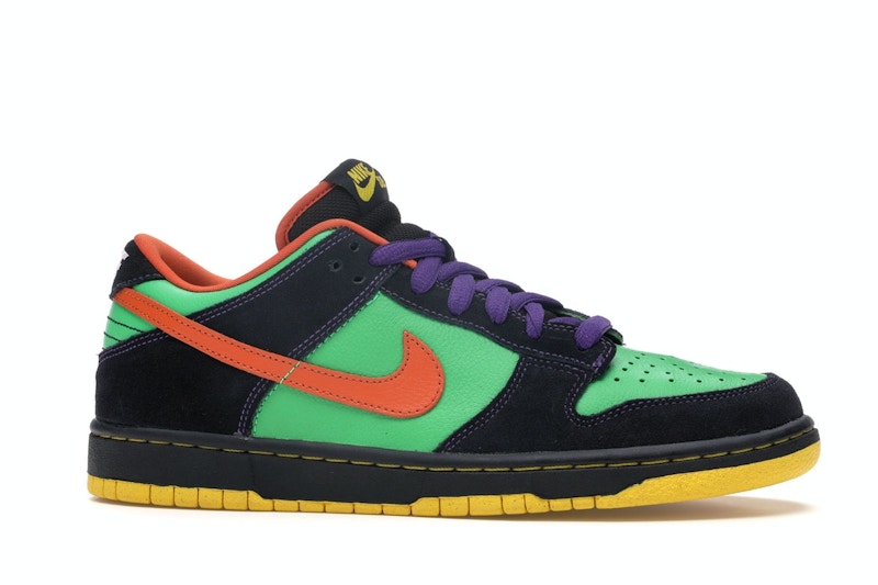 Nike SB Dunk Low Green Spark Hoop Orange
