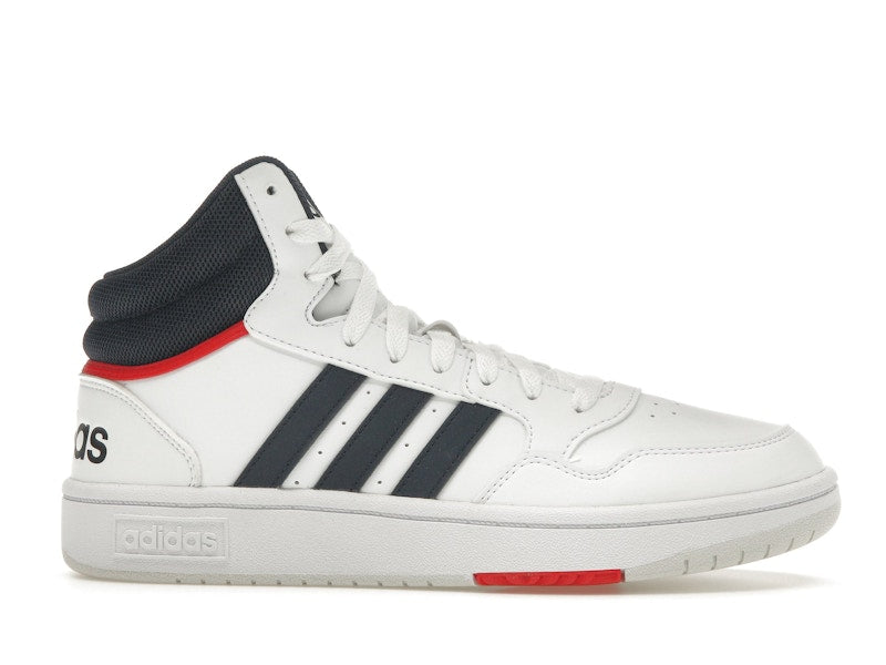 adidas Hoops 3.0 White Navy Red
