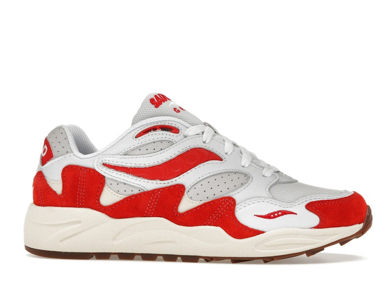 Saucony Grid Shadow 2 Ivy Prep White Red