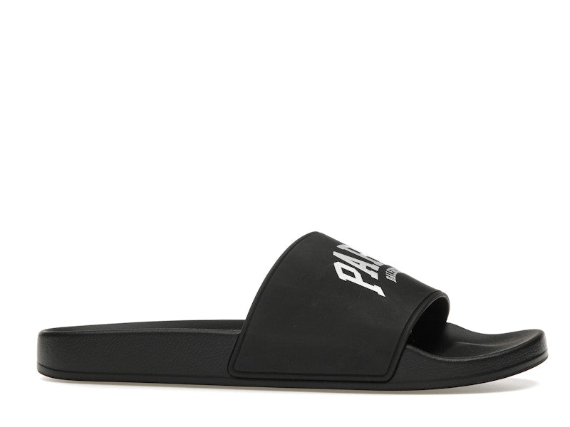 Balenciaga City Pool Slide Paris Black