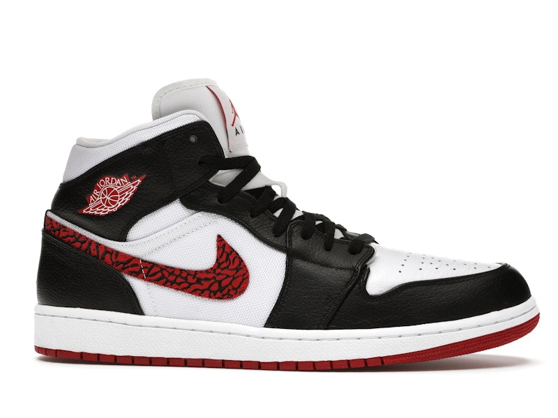 Jordan 1 Phat White Red Black (Elephant Print)