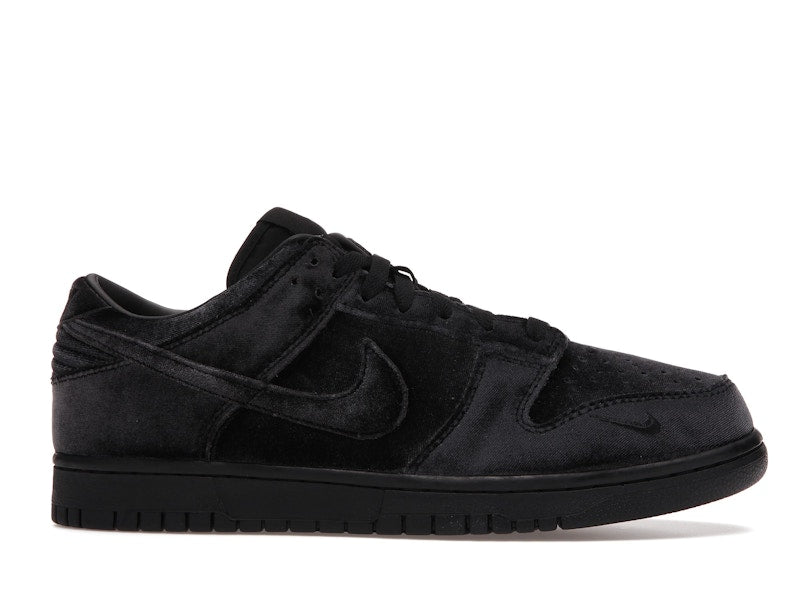 Nike Dunk Low Dover Street Market Triple Black Velvet