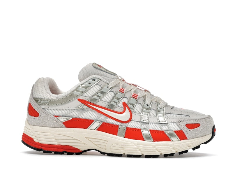 Nike P-6000 Sail Pale Ivory Light Bone Picante Red (Women's)