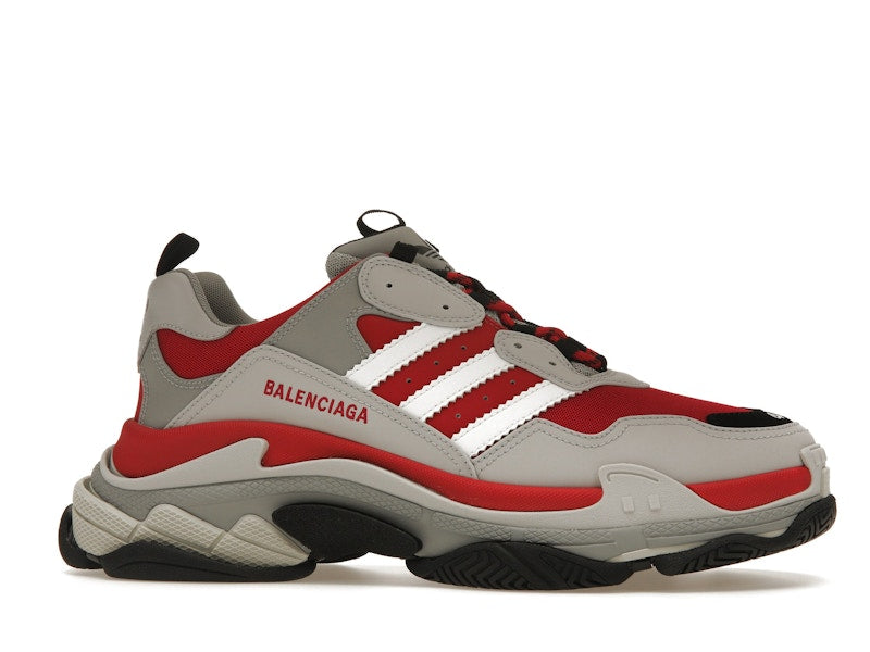 Balenciaga x adidas Triple S Red Grey Black