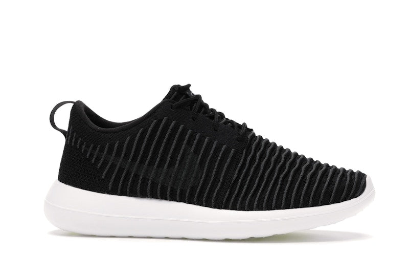 Nike Roshe Two Flyknit Black/Dark Grey-White-Volt