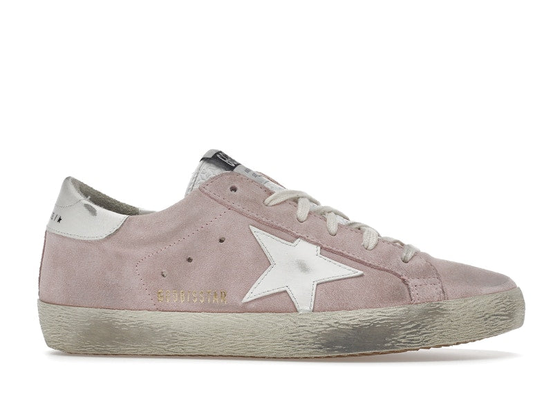 Golden Goose Super Star Pink Suede White