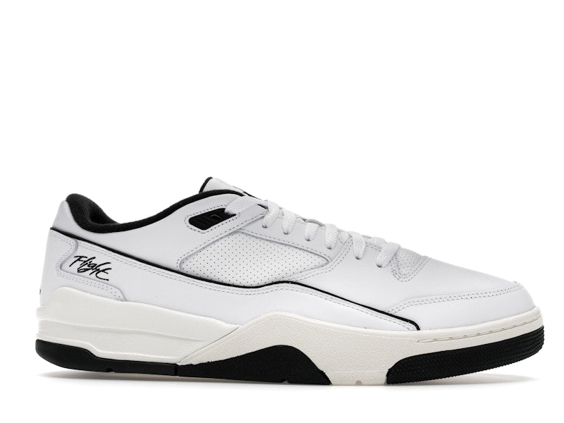 Jordan Flight Court White Sail Black