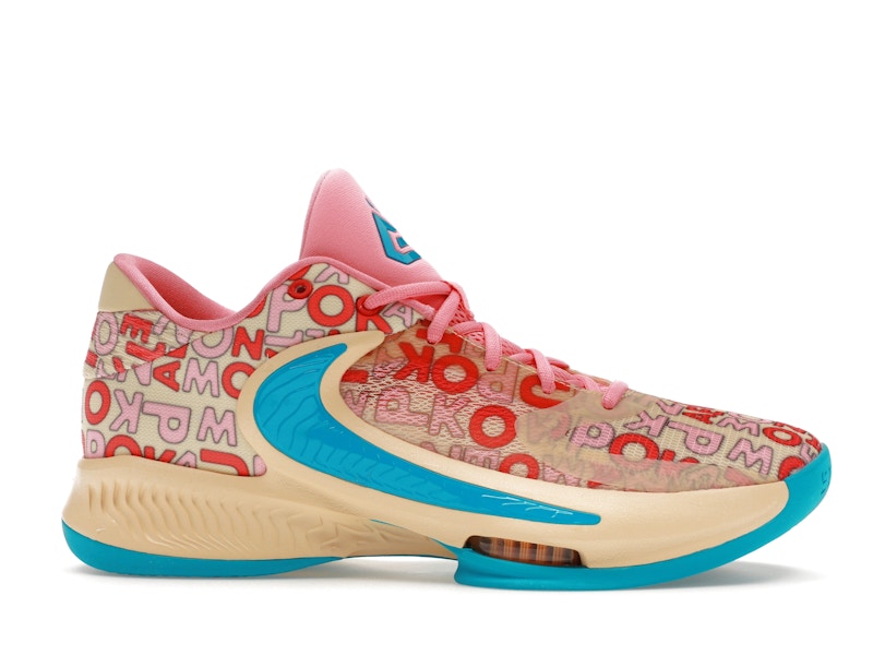 Nike Zoom Freak 4 Letter Bros Vanilla Lightning