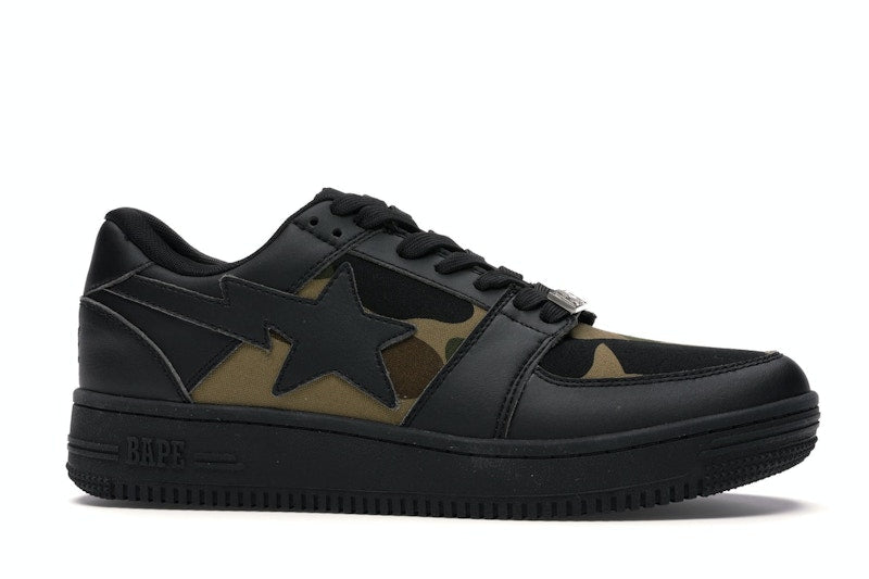 Bape 1st Camo Bape Sta Low Black