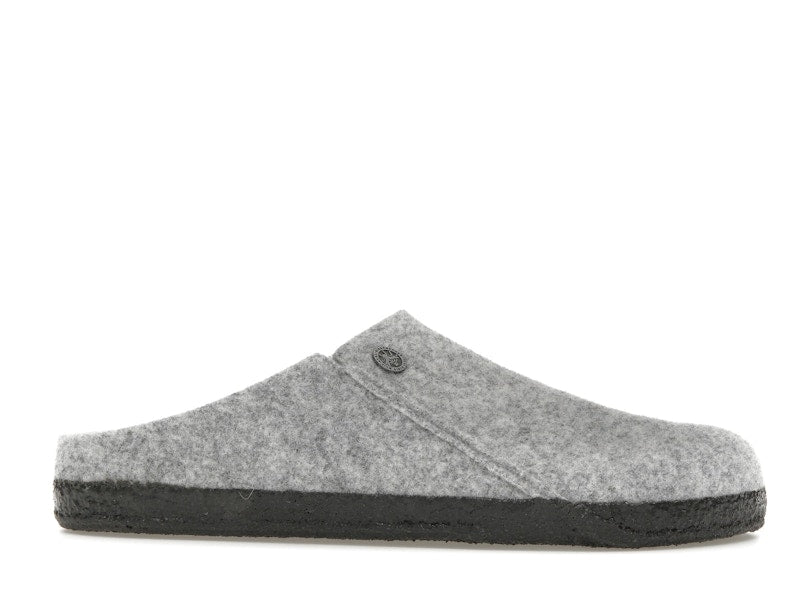 Birkenstock Zermatt Shearling Clog Wool Felt Light Gray