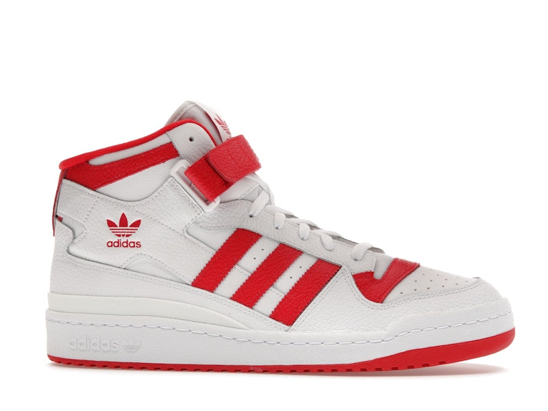 adidas Forum Mid Cloud White Vivid Red