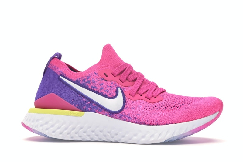 Nike Epic React Flyknit 2 Laser Fuchsia White (Women's)