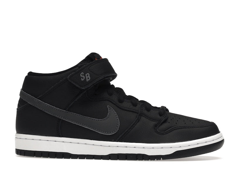 Nike SB Dunk Mid ISO Orange Label Black Dark Grey